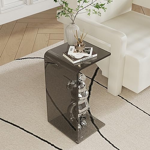 Table d'appoint acrylique moderne C bout de canapé salon - 5