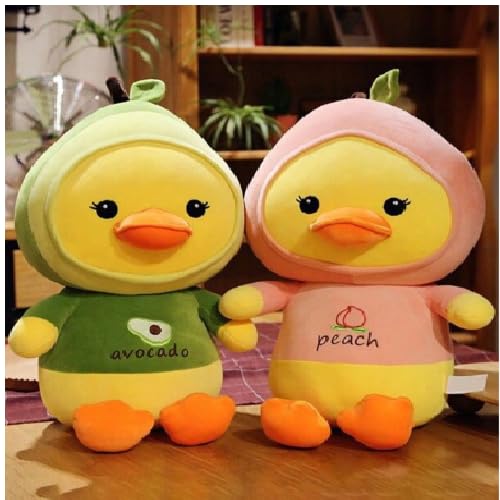 Image of Little Swag Cute Set of 2 Duck Soft Stuffed Toys, Plush Teddy Bear Animal Figure Dolls for Girls, Boys, Kids, Adults, Birthday Gift, Home Decor & Car Decoration - 35 cm