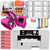 Answers To Sublimation Ink & Sublimation Printer Use Questions 26 Sawgrass UHD Virtuoso SG500 Sublimation Printer Starter Bundle with Easysubli Inks, Pink Mug Heat...