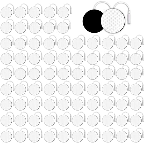 Self-Adhesive Electrode Round 2x2" TENS Unit Electrode Pads 80Pcs