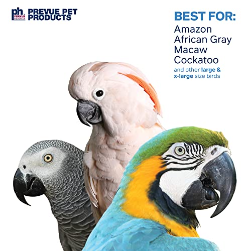 Image of Prevue Pet Products Bodacious Bites Fluff N Stuff Bird Toy for Chewing | Accessories for Large and XL Birds & Parrots, Hanging Birdcage Toy for Climbing, Foot & Beak Exercise, & Physical Enrichment