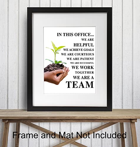 Yellowbird Art & Design Office Wall Decor - Motivational Wall Art Quote - 8X10 Inspirational Wall Art Poster - Unique Gift For Boss thumb #2