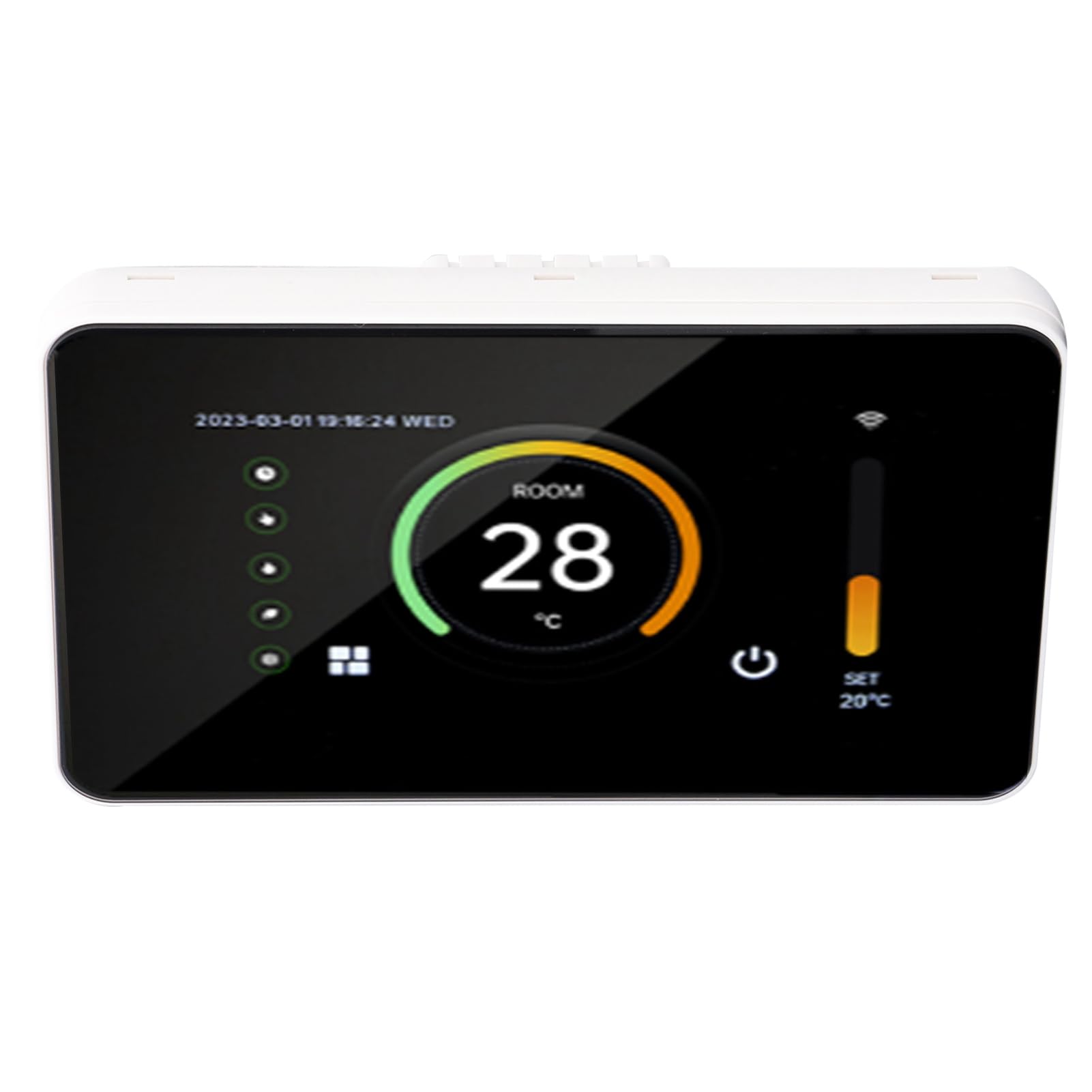 Generic Termostato Wifi Smart Wifi Water Riscaldamento Termostato di Controllo Digitale per Uso Domestico PC Ritardante PC 4.3in Schermata 100 a 250VAC (3A)