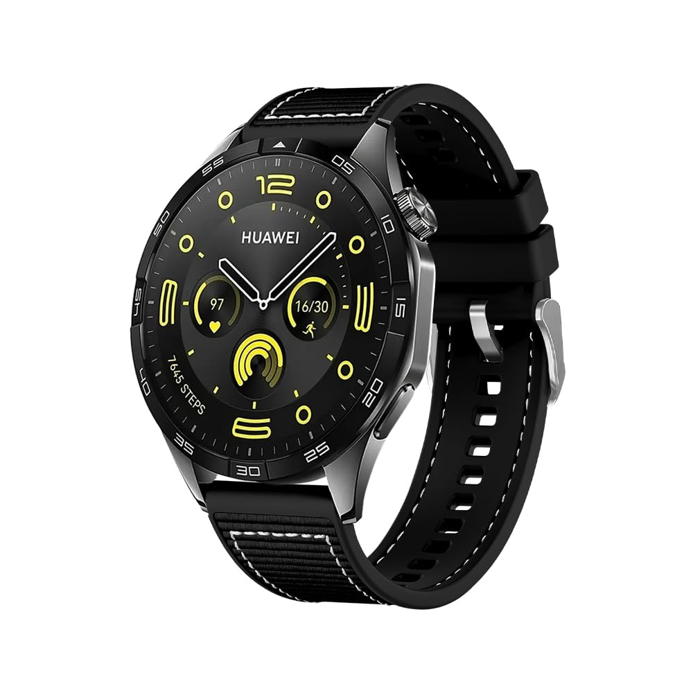 Amazon.co.jp: [ZoRoll] 22 mm バンド Huawei Watch GT4 46 mm/Watch 4 