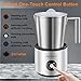 Secura 4-in-1 Automatic Milk Frother, 17oz Teflon-Free Stainless Steel Jug, Hot/Cold Foam Maker & Milk Warmer for Latte, Cappuccino, Macchiato, Hot Chocolate, Includes Silicone Spatula & 2 Whisks