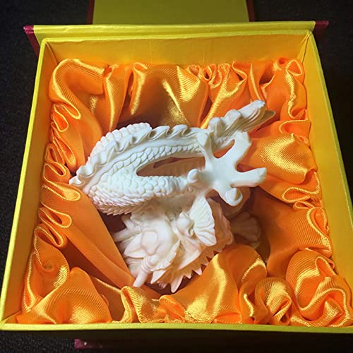 Estatua dragón Feng Shui para decoración de oficina y hogar miniatura 6