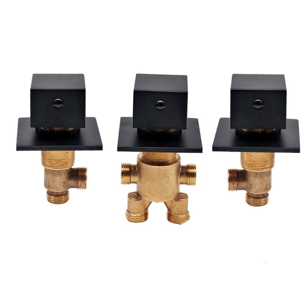 Válvula de Control de interruptor de latón para grifo de agua fría y caliente AFUDER para grifo de bañera, grifo mezclador de cabina de ducha, grifo de baño