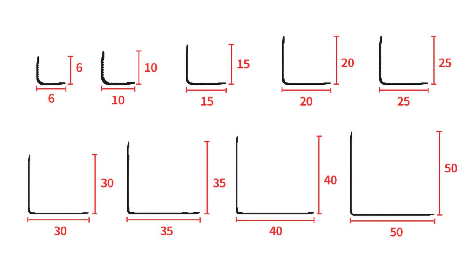 Wand-Eckenschutz, Wandeckenschutz aus Aluminiumlegierung, 270 cm, 89 Grad, selbstklebend, 6–50 mm(Style 5,W 35mm)