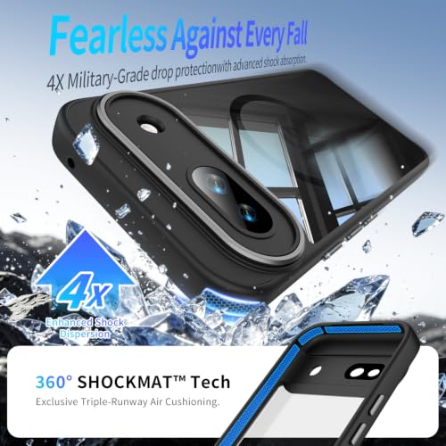 Image of Magnetic Case with Clear Back for Google Pixel 8a, Fit for MagSafe