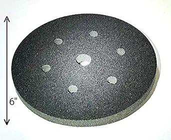 Krost High Density Hook & Loop Interface/Dust Free Damping & Protection Sanding Pad Pad for Orbital Sanders (6