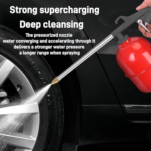 Image of LINFEI Pneumatic Engine Cleaning Gun with Water Tank,2P,Pressure Water Gun | High-pressure Air Sprayer, Dust-blowing Gun, and Oil-removing Jet tool