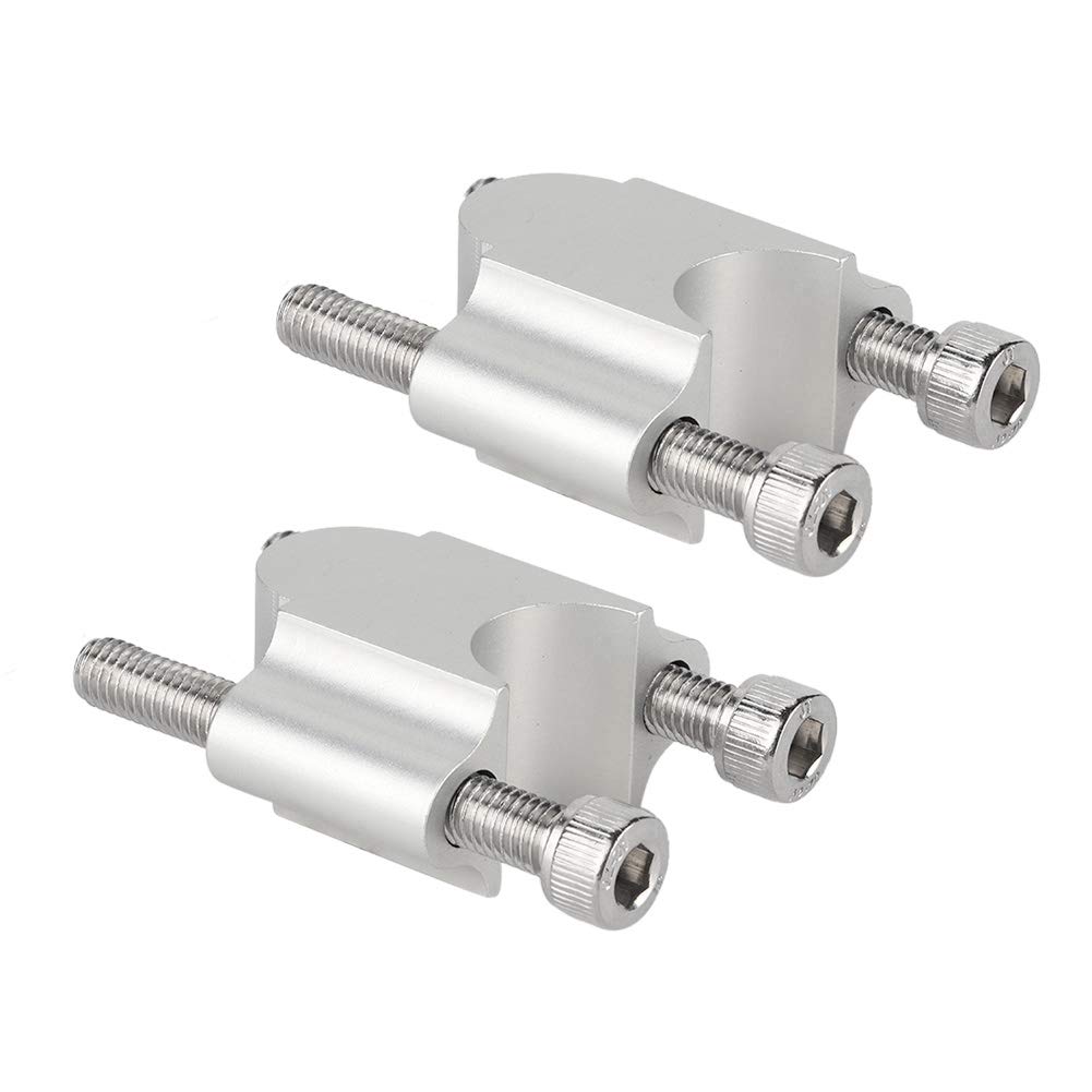Pontet Réhausseur de Guidon Moto Universel 22mm - Riser en Alliage d'Aluminium 7/8'' - Pince de Rehausse