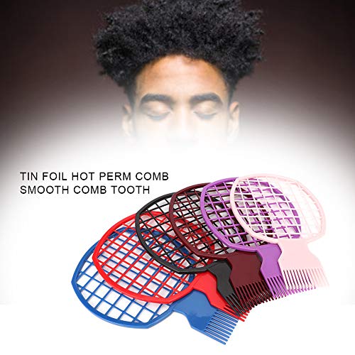 Pettine per Capelli Afro, 6 pezzi/borsa Pettine