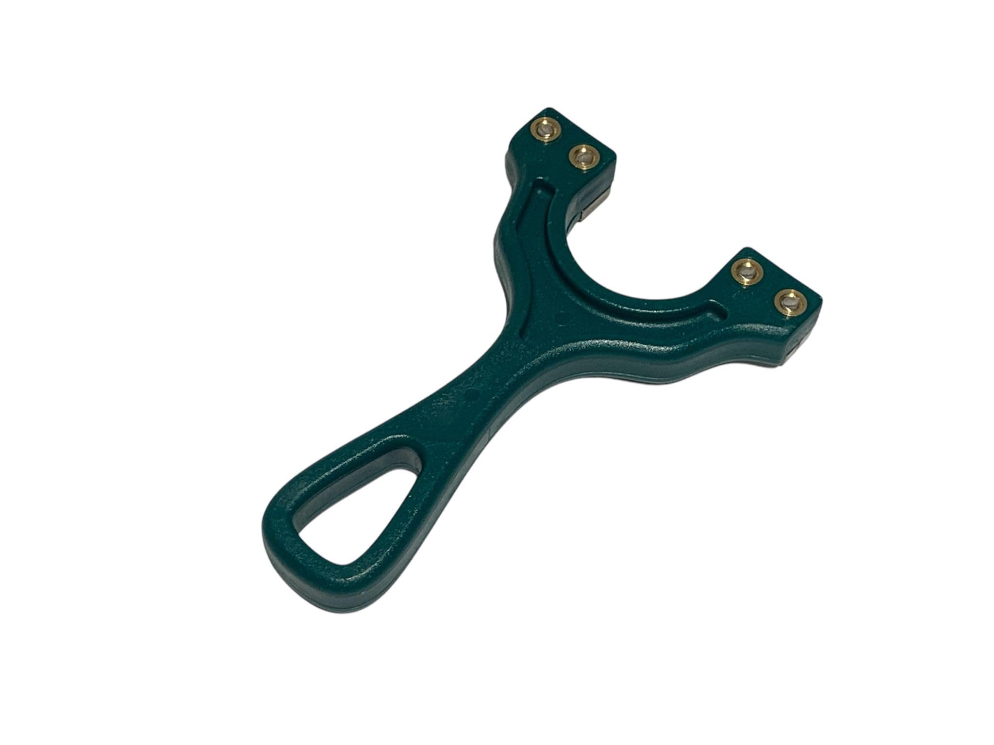 Leightons Cattys - Spitfire V2 Frame 90 mm larghezza Catapulta fionda (verde bottiglia)