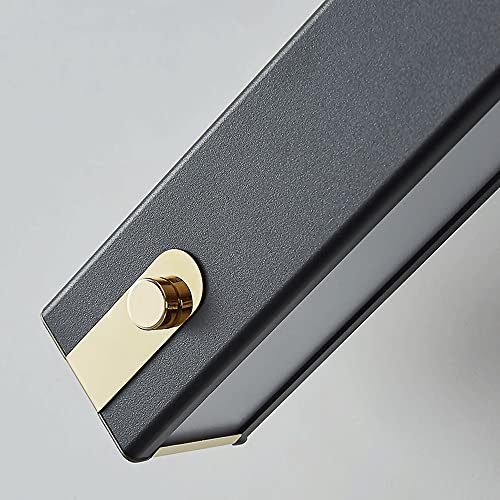 Aplique de pared LED moderno que elimina la fatiga visual con luz cálida orientable 7
