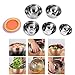 Aoveew Mixing Bowls Set 5 Piece Stainless Steel Nesting Mixing Bowls with Lids, Kitchen Prep Bowls for All Your Culinary Needs