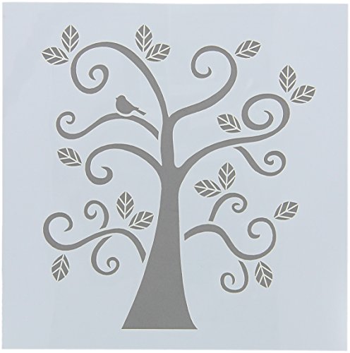 FolkArt Curly Tree Painting Stencil, 30610