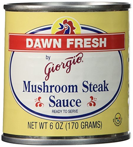 Giorgio Dawn Salsa de carne de champiñones frescos (paquete de 3) latas de 6 onzas por Giorgio