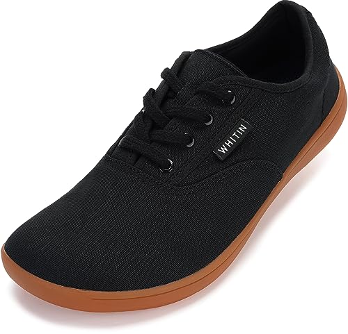 Image of WHITIN Men's Wide Toe Box Barefoot Shoes W87 | Zero Drop for Natural Ground feel, Toe Freedom for Wide Feet, Ideal for Walking, Gym, Lightweight Training, Casual Wear
