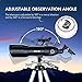 ESSLNB Astronomy Telescope 40080 Telescope for Adult with 10X Phone Adapter Adjustable Tripod 3X Barlow Lens Carrying Case and Moon Filter