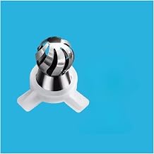 Soft Ice Cream Machine Discharge Port Dome Petal Shaped Cap, 29mm Diameter Spout, 1pc Stainless Steel and Plastic Flower Shaped Cap
