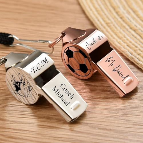Silbato personalizado de entrenador DOYOUWE en acero inoxidable miniatura 1