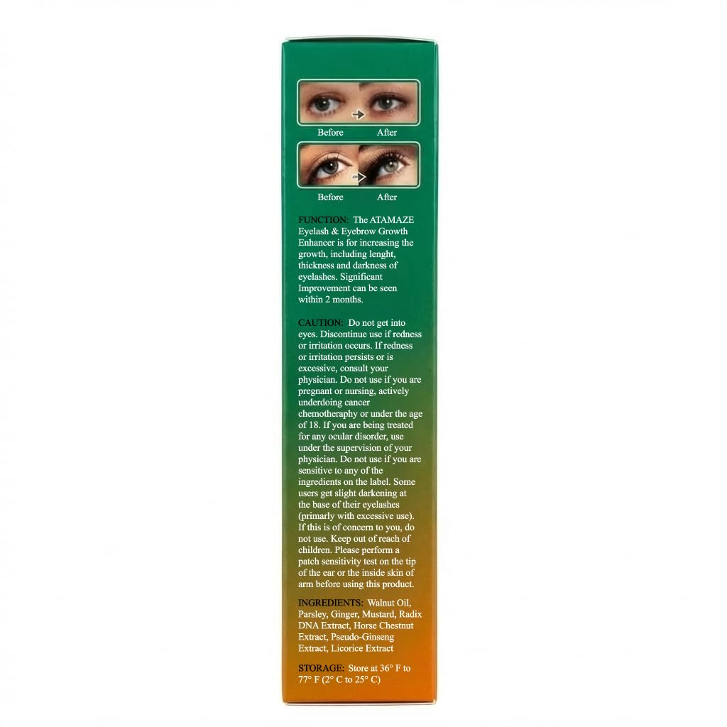 Eyelash & Eyebrow Growth Serum – 2-in-1 Lash and Brow Enhancer – Nourishing Natural Oils Formula – Vegan & Cruelty Free – Conditioning Treatment for Fuller Looking Lashes & Brows