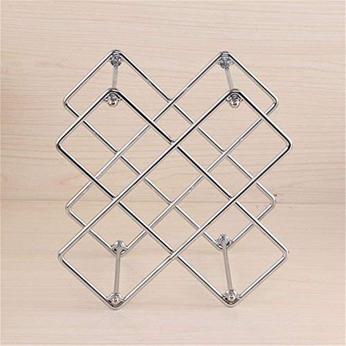 Soporte metálico para vino de 5 botellas miniatura 5