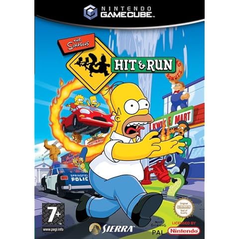 The Simpsons: Hit & Run (GameCube) Cover