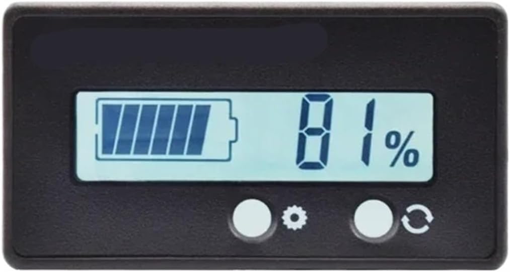 1PCS LED Digital Voltage Tester 61.3 * 33.3 * 13.5MM(White)