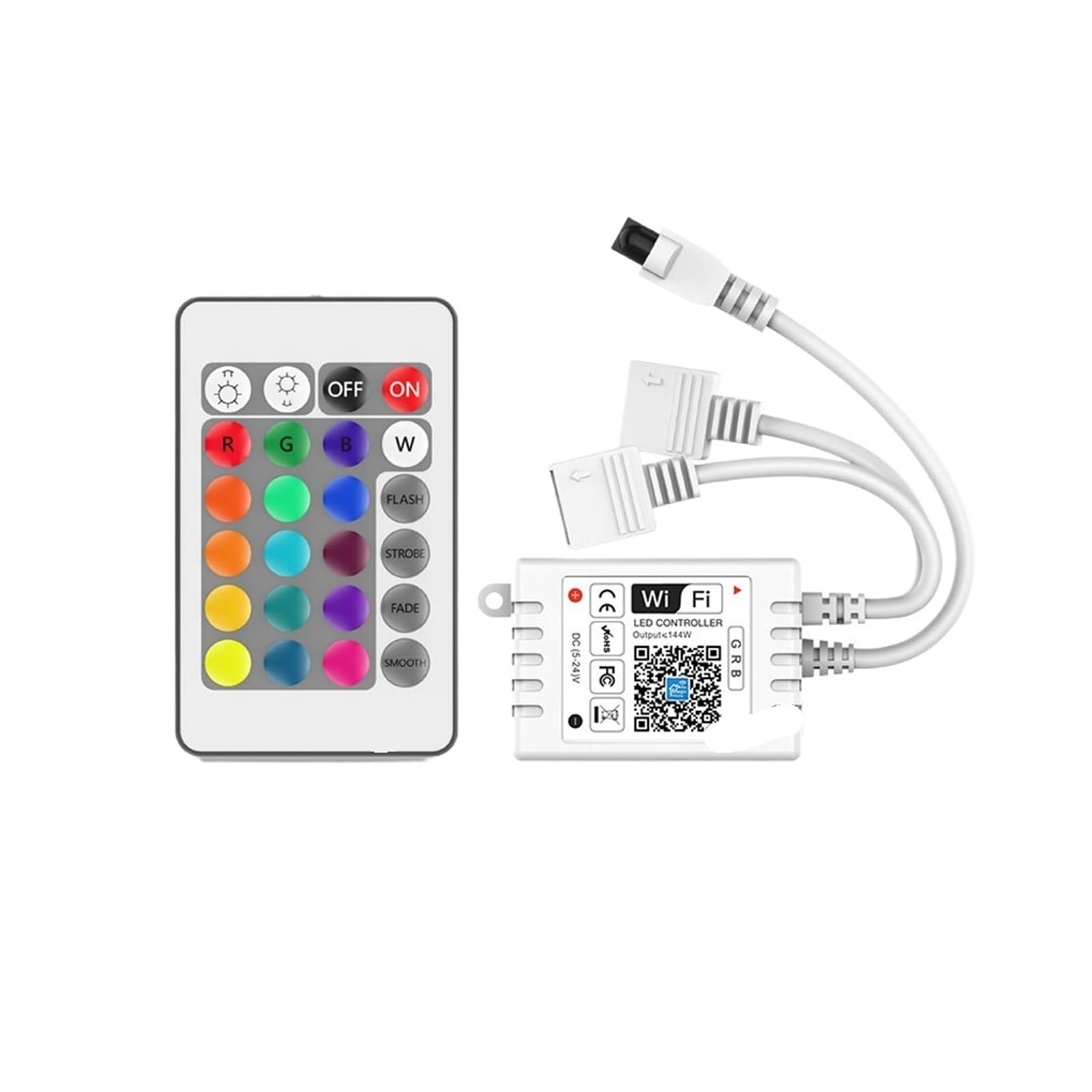 Contrôleur smartphone APP RGB LED avec voix et télécommande infrarouge - 8
