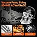Isuzu NPR Vacuum Pump 97241035, Automotive Brake Vaccum Pumps 8972410351 with Pulley Fit for Isuzu NPR-HD NPR Gas V8 6.0L L96 LQ4 LY6 L31 L05 L4 3.9L 4.8L 5.2L 5.7L,Replacement 8-97241-035-1, 904-862