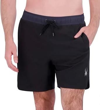 Spyder Mens UPF 30+ Breathable Comfort Stretch Swim Short