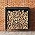 Lifewit 4 FT Firewood Rack with Waterproof Cover, Heavy Duty Wood Rack for Indoor and Outdoor, Fire wood Storage Rack with Side Pocket, Log Racks for Firewood, Wood Pile Stacker Firewood Holder, Black