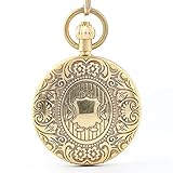 Öffnungsart: Die Quartz-Taschenuhr hat ein einfaches Design: Sie können die Krone auf der Oberseite der Uhr drücken, um die Zeit einzustellen: Ziehen Sie die Krone vom Tisch und drehen Sie die Krone im Uhrzeigersinn, bis die genaue Zeit erreicht ist.