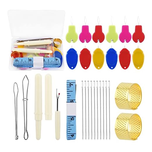 beiyoule 29 in 1 Needle Threaders Set - Beading Needles and Seam Rippers, Simple Needle Threader for Hand Sewing, Sewing Machine Knitting Quilting DIY Craft Tool