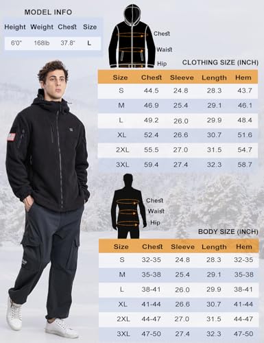 Vokora RTPB-015P Mens Heated Jacket With 16000Mah Battery Pack Included thumb #4