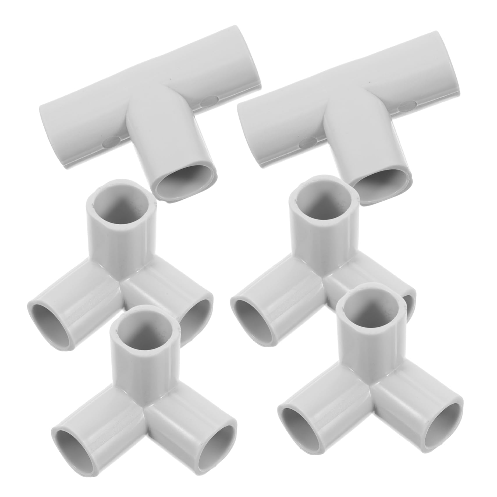 KOMBIUDA 6Pcs Playpen Connectors T Shaped and Connectors Durable Fittings for Indoor Safety Quick Installation Compatible with Playpen Tubes