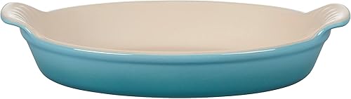 Fuente Le Creuset para gratinar de loza pequeña Caribe