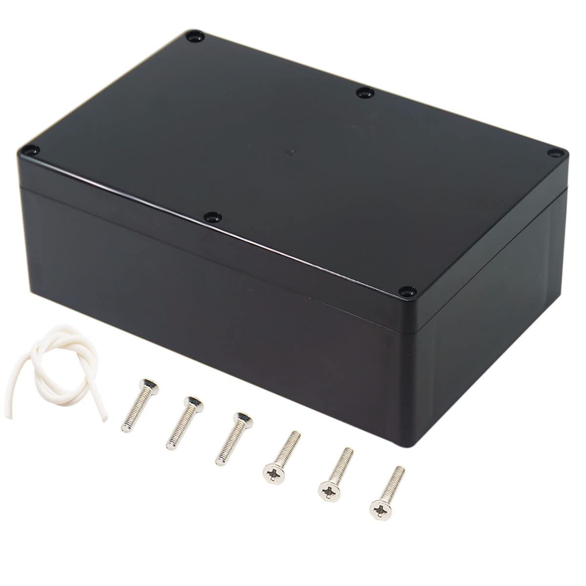 Junction Box, Zulkit Project Box IP65 Waterproof Outdoor Box ABS Plastic Electrical Boxes Electronic Enclosure Black 3.94 x 2.68 x 1.97 inch (100X68X50mm) (Pack of 2) — Amazon image 28