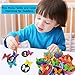 Skoolzy Butterfly Color Sorting 75 Piece Toys_and_Games Set, Counting Learning Activities for Toddlers & Preschool Educational Toys for Toddler, Preschool, Kindergarten, 1st Grade Includes ebook