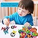 Skoolzy Butterfly Color Sorting 75 Piece Toys_and_Games Set, Counting Learning Activities for Toddlers & Preschool Educational Toys for oddler, Preschool, Kindergarten, 1st Grade Includes ebook