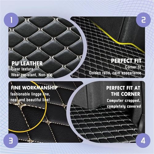 Tapis de coffre Citroën DS 7 couverture haut de gamme et imperméable - 6