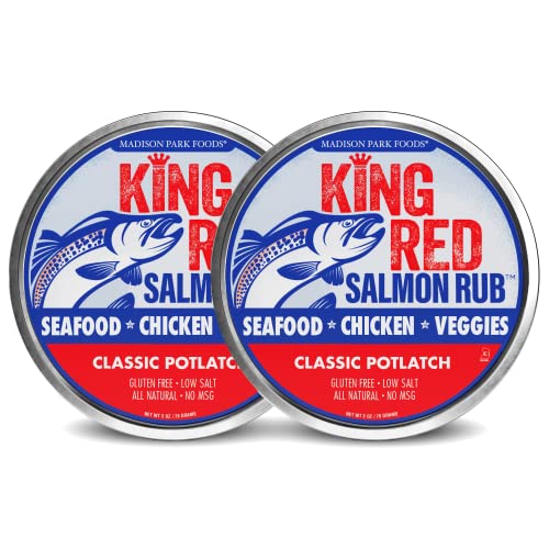 2 - King Red Salmon Rub – Classic Potlatch Seasoning – Dry Spice Blend