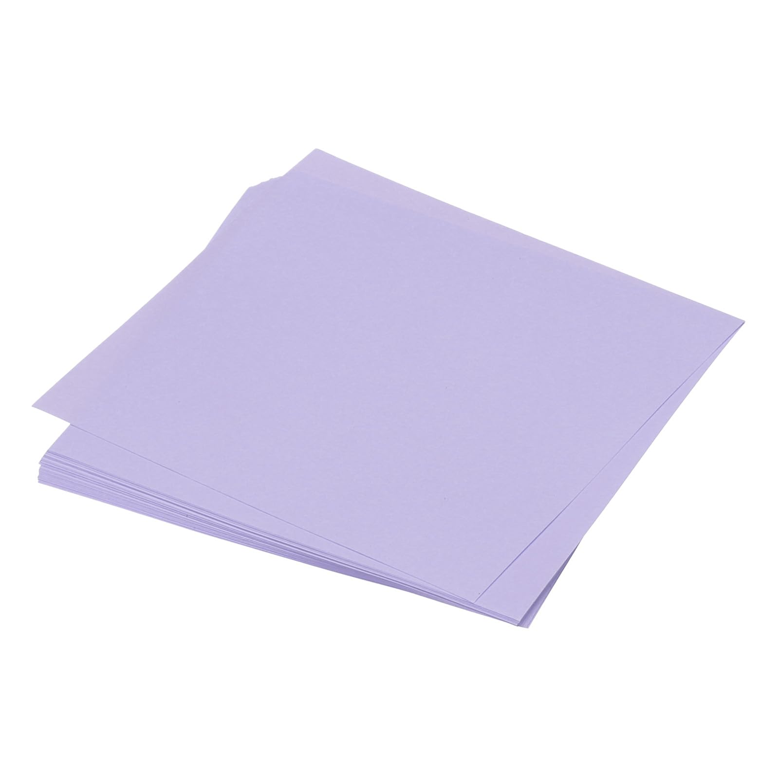 MECCANIXITY 25 Sheet Origami Paper Double Sided Light Purple 4x4 Inch Square Sheet for Art Craft Project, Beginners, Gifts Decor