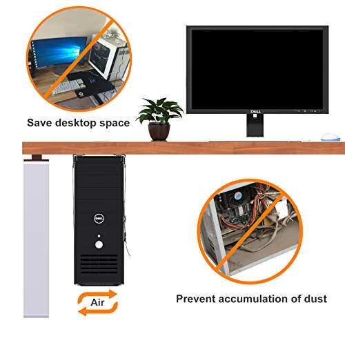 BONTEC sotto scrivania PC CPU Supporto Computer Hoder Salvaspazio per Casa Ufficcio