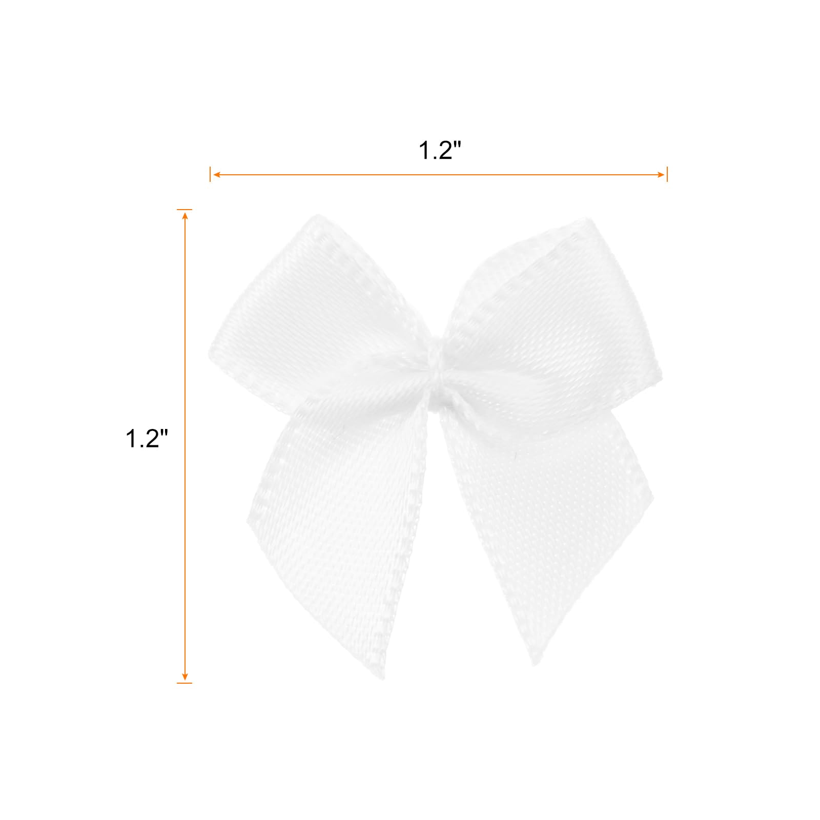 Sourcing Map - 90 Fiocchi Regalo Mini A Forma Di Stella, 32 Mm, Autoadesivi, Colore Bianco, Per Pacchetti Regalo, Decorazioni Feste, Matrimoni, Natale