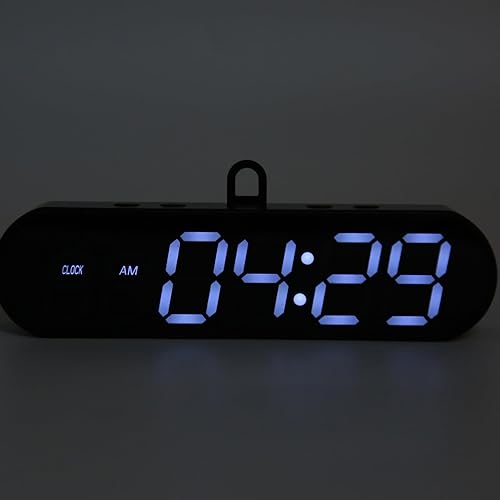 Miniatura 9 de Temporizador de gimnasio, temporizador de intervalos portátil, reloj de cuenta regresiva de entrenamiento con zumbador, reloj de fitness,