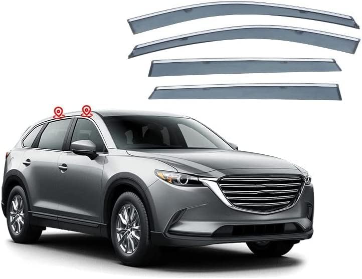 Déflecteurs vent Mazda CX-9 contre la chaleur et les bruits d'air
