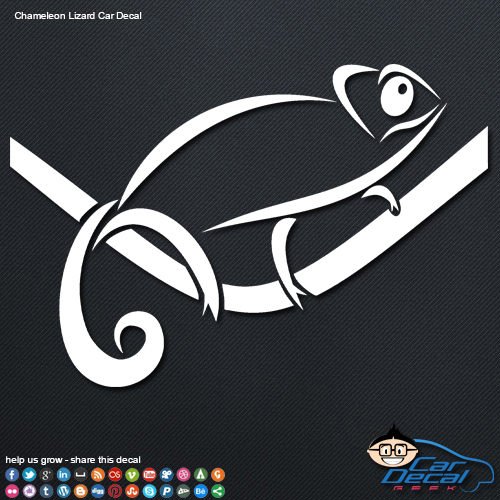 Lizard Vinyl Decal Sticker, Adventure Decal, Salamander Lizard Decal, Laptop Sticker, Top